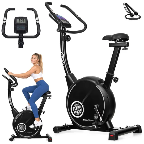 ROWER stacjonarny magnetyczny HYPER rowerek TRENINGOWY PIONOWY do ćwiczeń