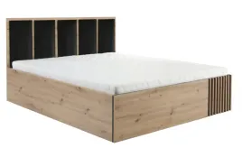 lozko-pod-materac-160-x-200-cm-dab-artisan-czarny-cl16