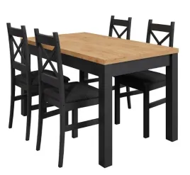 komplet-stol-rozkladany-z-krzeslami-czarny-dab-craft-mial