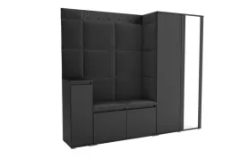 garderoba-do-przedpokoju-220-cm-lustro-czarna-luton-viii