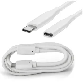 przedluzka-do-ladowania-kabel-przedluzajacy-usb-c-usb-c-1m-biala