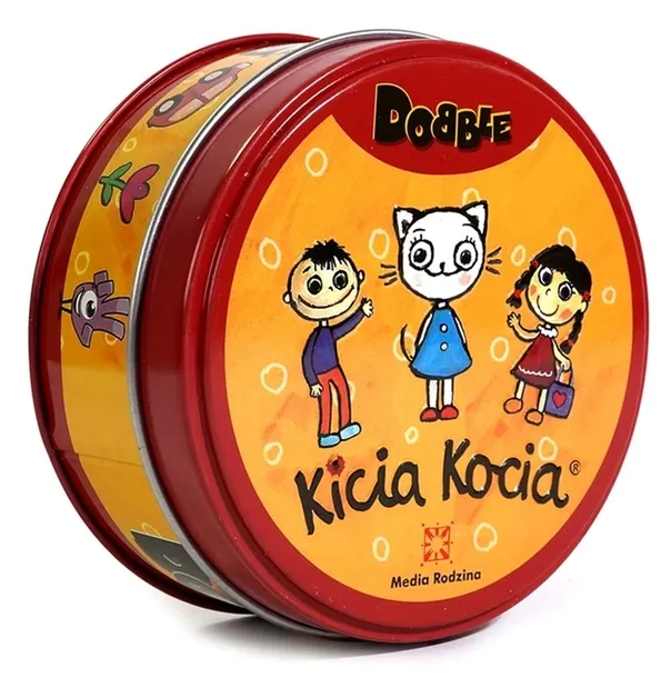 Gra Edukacyjna Dobble Kicia Kocia – 30 Kart (Gra Dopasuj Parę)