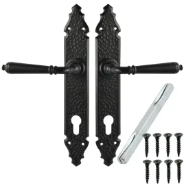 klamka-drzwiowa-czarna-loft-retro-kuta-72-mm-wklad