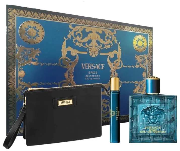 Versace Eros Pour Homme EDP 100 ml + 10ml + Kosmetyczka Zestaw męski