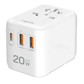 adapter-podrozny-gan-20-w-usb-c-3x-usb-logilink-pa0356-bialy