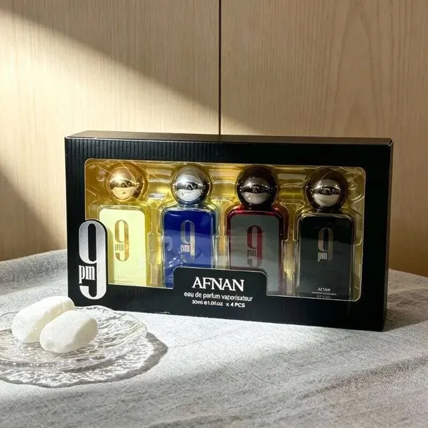 Afnan 9 AM & 9 PM Zestaw Perfum 4 × 30 ml Eau de Parfum