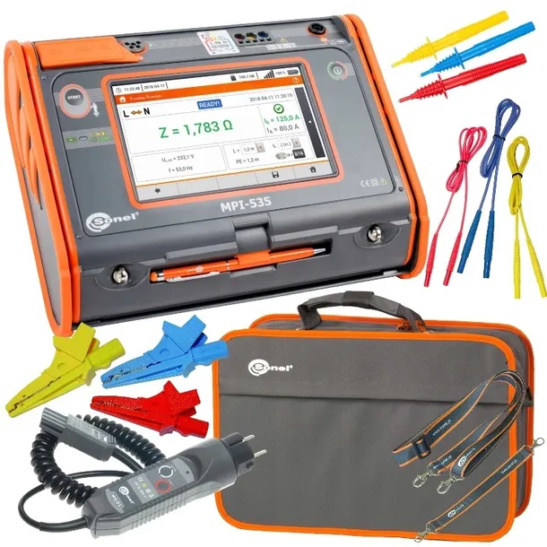 Sonel MPI-535 Wielofunkcyjny Miernik Parametrów Instalacji Elektrycznych