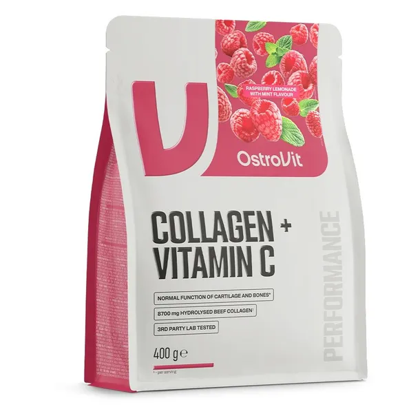 OstroVit Collagen + Vitamin C 400 g (raspberrylem)