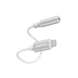 adapter-hama-00187210-lightning-do-gniazda-audio-3-5mm-bialy
