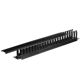 organizator-kabli-19-1u-czarny-z-pokrywa-netrack