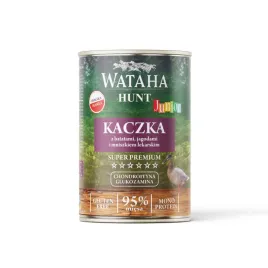wataha-hunt-monobialkowa-karma-mokra-dla-psa-szczeniak-puppy-95percent-kaczka-400