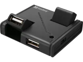 hub-usb-sandberg-4-porty-mini-2-0-czarny-do-komputerow-i-laptopow