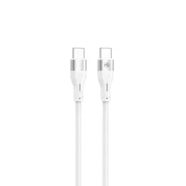 kabel-tellur-silicone-type-c-do-type-c-pd60w-1m-bialy