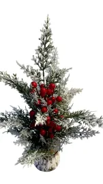 mini-choinka-swiateczna-36-cm-ze-szronem-dekoracja-na-pniu