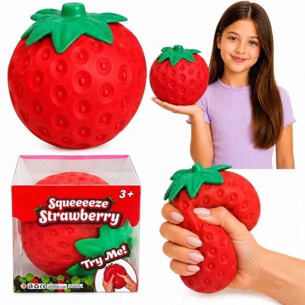 GIGA TRUSKAWKA GNIOTEK XXL ŚCISKANIE ROZCIĄGANIE UGNIATANIE SQUISHY