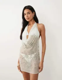 miss-selfridge-zielona-mini-narzutka-plazowa-siateczka-zdobienia-b25-xxs-xs