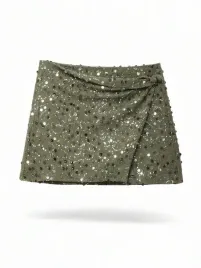 shein-zielona-mini-spodnica-zdobienia-s06-m