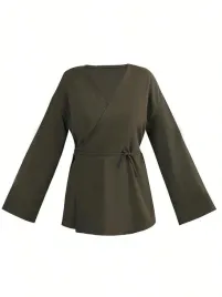 shein-brazowa-bluzka-dlugi-rekaw-s06-l