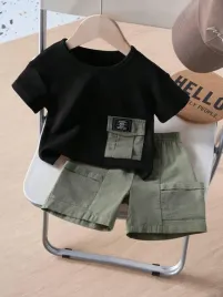 shein-t-shirt-krotkie-spodenki-komplet-92-98