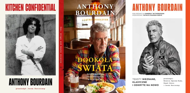 PAKIET 3X KITCHEN CONFIDENTIAL + NIEPOKORNY PRZEWODNIK KULINARNY - BOURDAIN