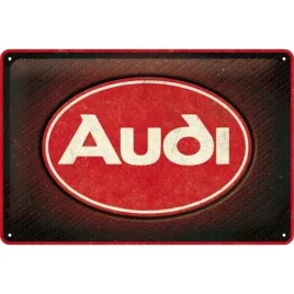 tablica-metalowa-plakat-20x30cm-audi-logo-red-shine-22326