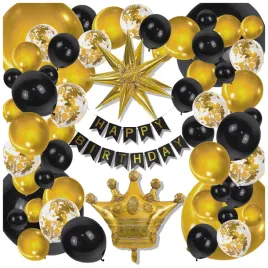 girlanda-balonowa-happy-birthday-urodziny-balony-zlote-czarne-zestaw-141el