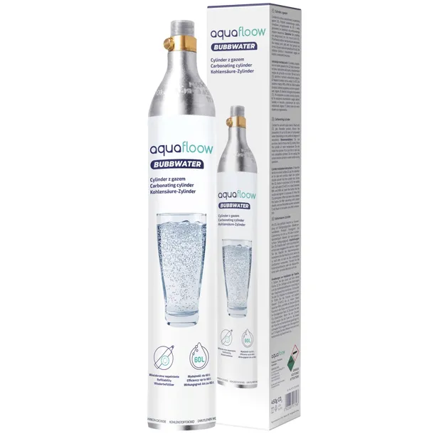 Nabój Butla CO2 do saturatora wody Cylinder z gazem AquaFloow Gaz spożywczy