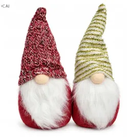 2x-skrzat-swiateczny-krasnal-bozonarodzeniowy-dekoracja-24-cm-czerwone