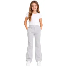 spodnie-dziewczece-guess-zamszowe-dzwony-flare-szare-r-128