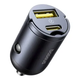 ladowarka-samochodowa-baseus-tiny-star-30w-usb-a-usb-c-czarna-jakosc