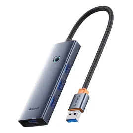 hub-usb-a-baseus-ultrajoy-series-4xusb-a-3-0-1xusb-c-5v-szary-jakosc