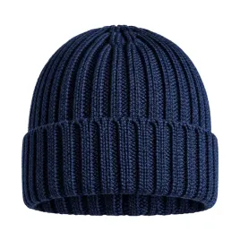 prazkowana-czapka-100percent-welny-merino-otucha-bardzo-ciepla-granatowa