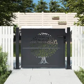 furtka-ogrodowa-antracytowa-105x105-cm-stal-motyw-drzewa