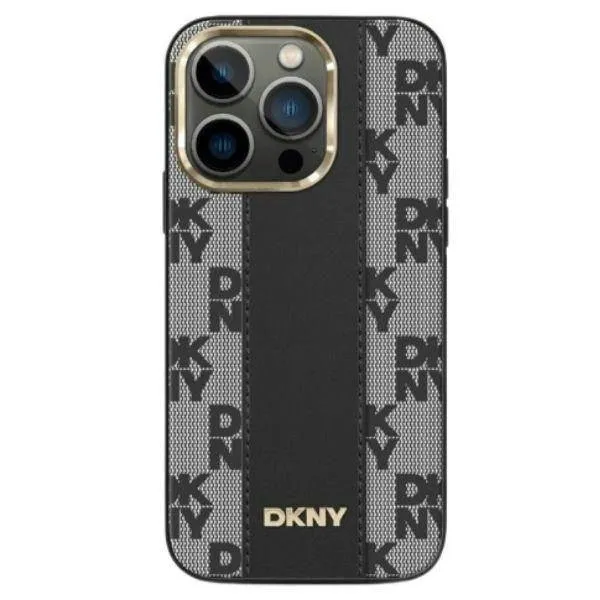 etui-dkny-leather-checkered-mono-pattern-do-magsafe-do-iphone-15-plus