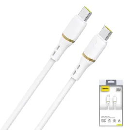 kabel-dudao-l25c-usb-c-usb-c-silikonowy-60w-1m-bialy