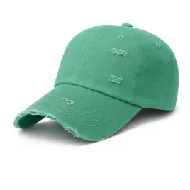czapka-z-daszkiem-bawelniana-turkusowa-vintage-unisex