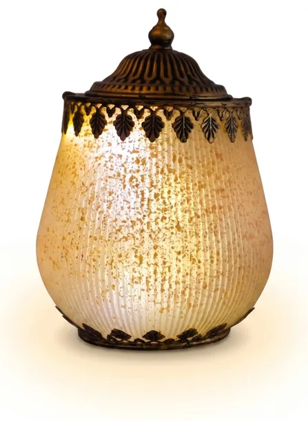 Dekoracyjny znicz szklany LED Lampion Premium Lumea III