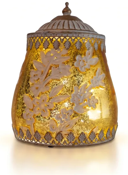 Dekoracyjny znicz szklany LED Lampion Premium Lumea V