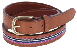 pasek-do-spodni-bryczesow-covalliero-26ss-skorzany-z-perelkami-brazowy-75