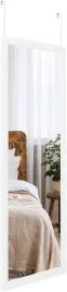 lustro-wiszace-drzwiowe-119x45cm-regulowane-lustro-do-przedpokoju-biale