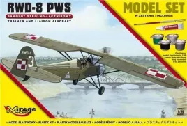 model-do-sklejania-samolot-szkolno-lacznikowy-rwd-8-pws-1-48-mirage-hobby
