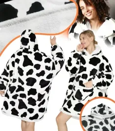 bluzokoc-krowa-ponczo-bluza-z-kapturem-kieszen-polar-oversize-w-latki-100percent