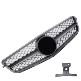 grill-mercedes-w204-07-14-look-amg-matt-black