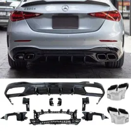 dyfuzor-mercedes-w206-s206-look-c63-amg-chrome