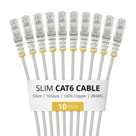 startech-n6pat50cmgrs10pk-kabel-sieciowy-szary-05-m-cat6-u-utp-utp
