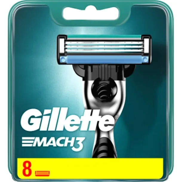 GILLETTE MACH 3 ORYGINALNE OSTRZA 8 szt