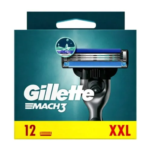 GILLETTE MACH 3 ORYGINALNE OSTRZA 12 sztuk