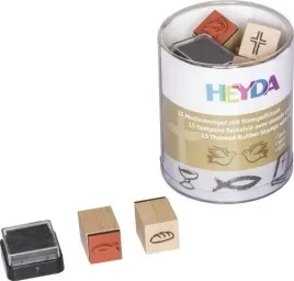 heyda-zestaw-stempli-15-szt-z-poduszka-tusz-czarny-komunia-slub