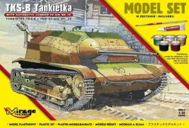 model-do-sklejania-polska-tankietka-tks-b-pojazd-wojskowy-1-35-mirage-hobby