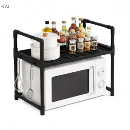 regal-kuchenny-polka-na-mikrofalowke-organizer-stojak-kuchenny-2poziomy-d59
